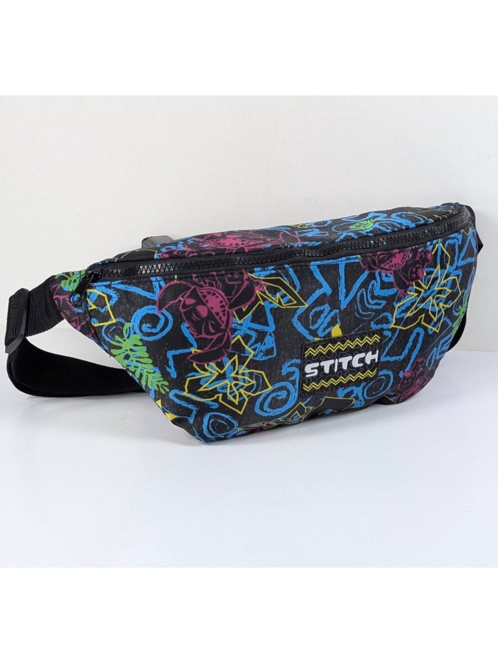 Disney Parks Lilo And Stitch Colorful Sling Bag Fanny Pack Zip Pouch Unisex